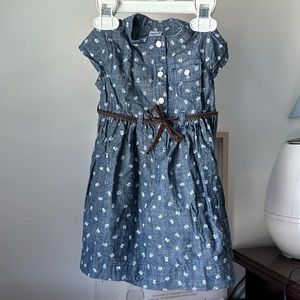 Carters Denim Baby Dress  9 months